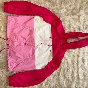 Women Levi’s windbreaker Colorblock Hooded Windbreaker Jacket
